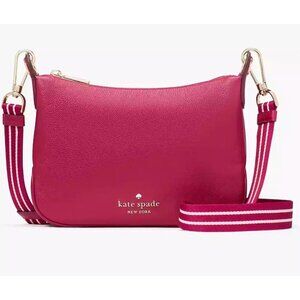 G Kate Spade Rosie Crossbody Purple Leather WKR00630 Dark Raspberry NWT $349